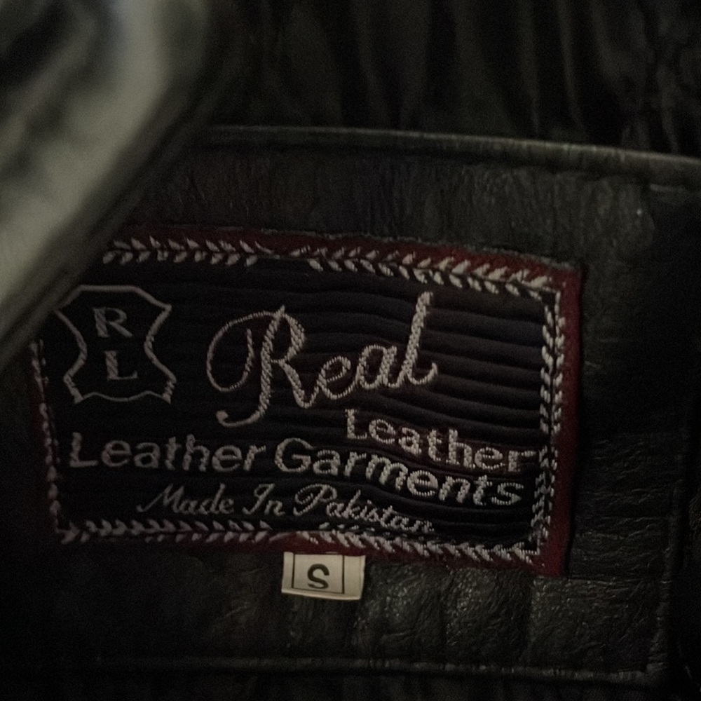 Real leather jacket - Picture 3 of 3